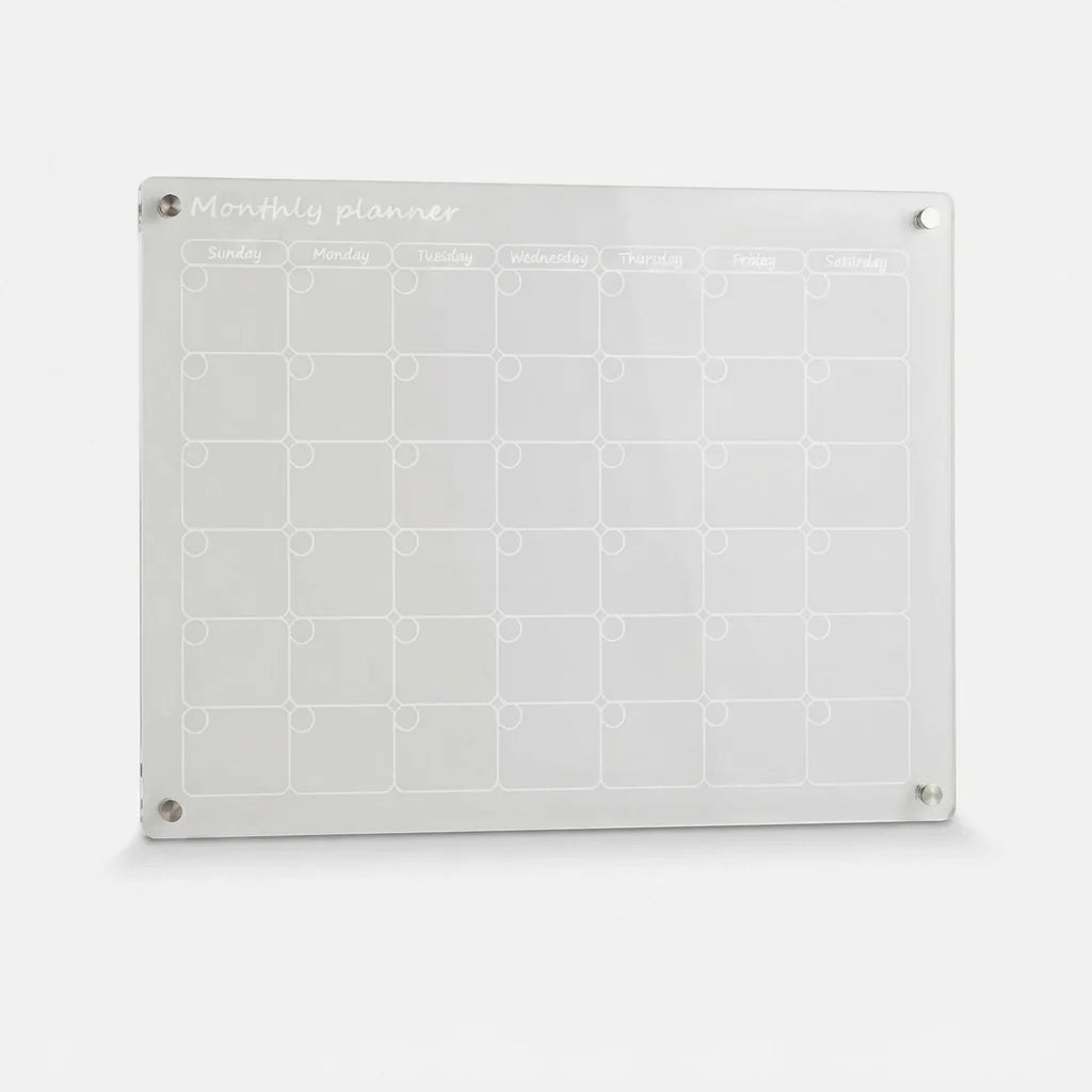 Magnetic Fridge Calendar Strong Magnets Writable & Erasable