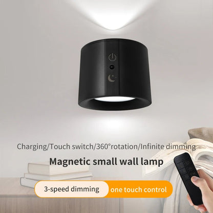 Magnetic Wall Light Rechargeable Triple-Color Touch & Remote