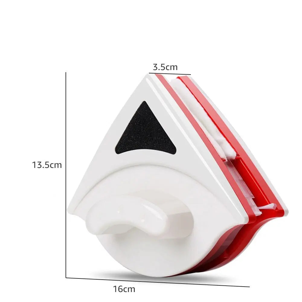 Magnetic Window Cleaner Double-Sided Microfiber Cloths & Safety Tether