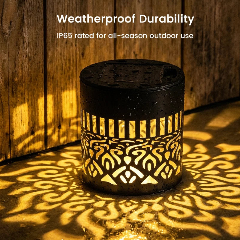 Mandala Projector Solar-Powered Auto Dusk Sensor IP65 Waterproof