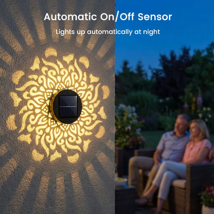 Mandala Projector Solar-Powered Auto Dusk Sensor IP65 Waterproof