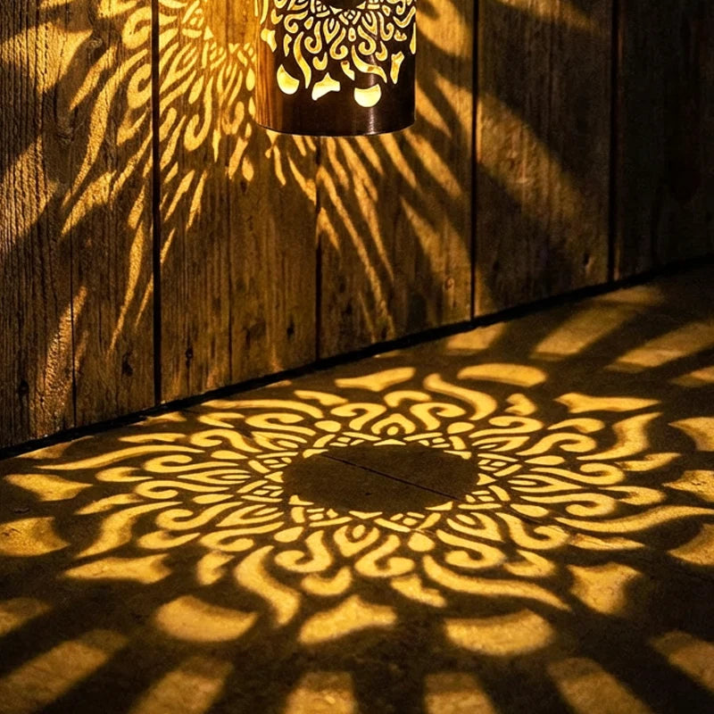 Mandala Projector Solar-Powered Auto Dusk Sensor IP65 Waterproof