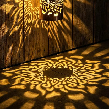 Mandala Projector Solar-Powered Auto Dusk Sensor IP65 Waterproof