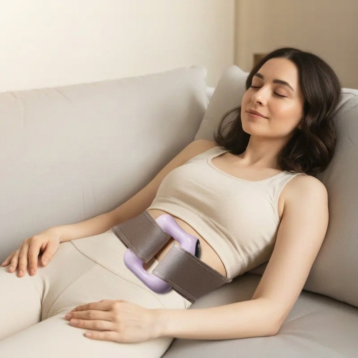 Massage Belt Heat & Vibration Adjustable Strap Rechargeable