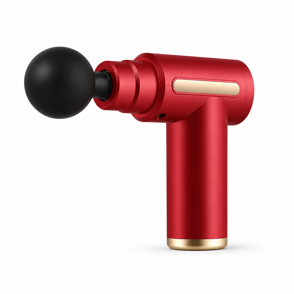 Massage Gun T-Handle Four Interchangeable Heads LED Display
