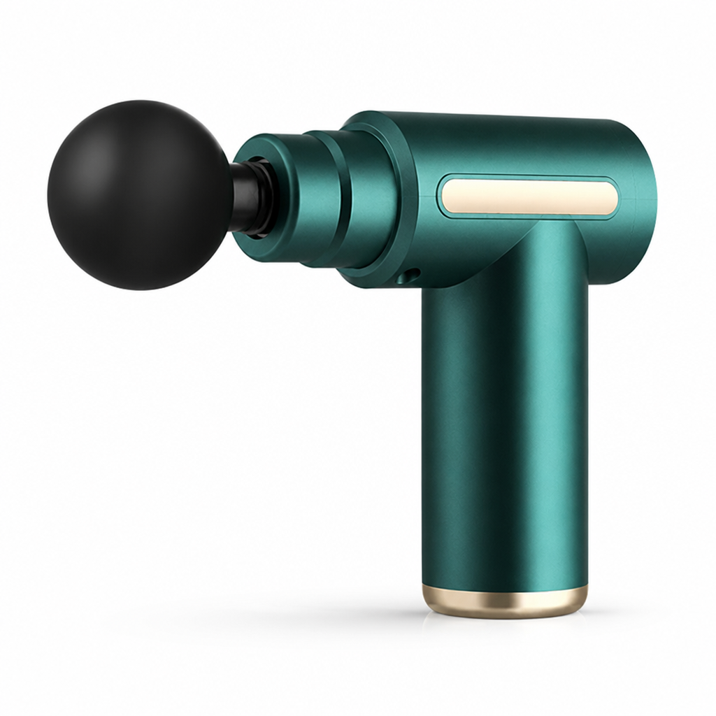 Massage Gun T-Handle Four Interchangeable Heads LED Display