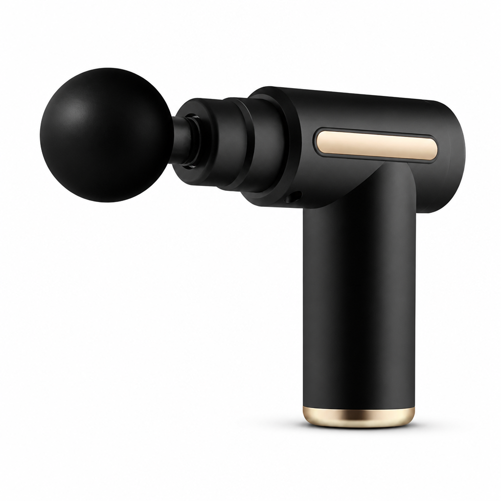 Massage Gun T-Handle Four Interchangeable Heads LED Display