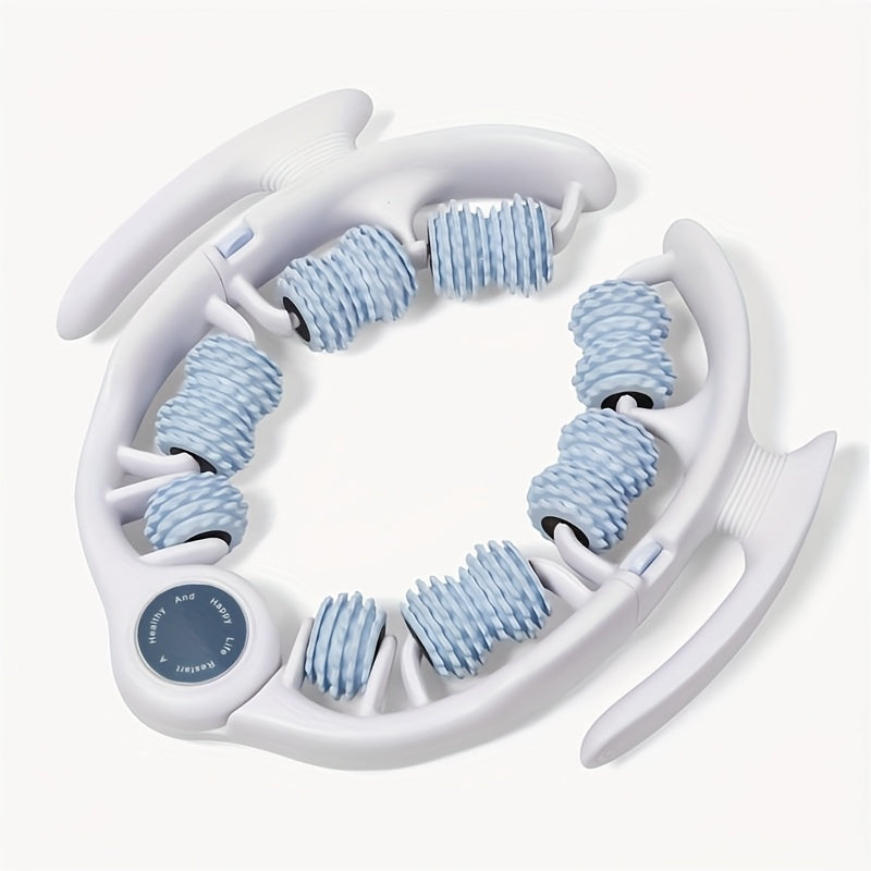 Massage Roller 14 Textured Rollers Ergonomic Clamp