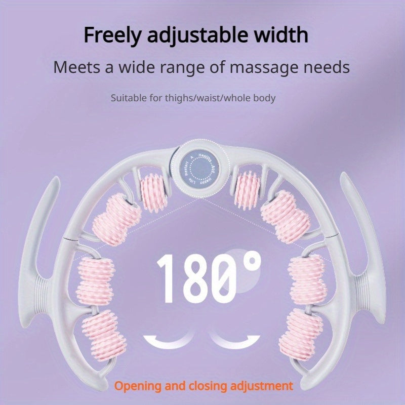 Massage Roller 14 Textured Rollers Ergonomic Clamp