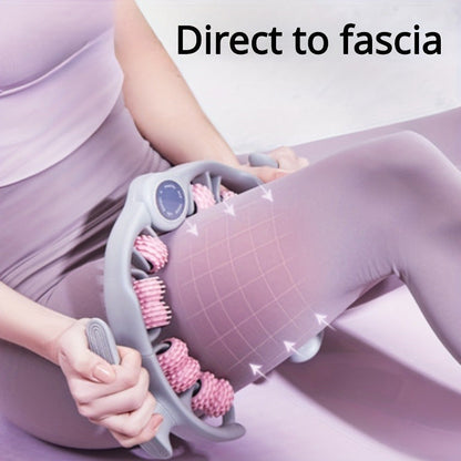 Massage Roller 14 Textured Rollers Ergonomic Clamp