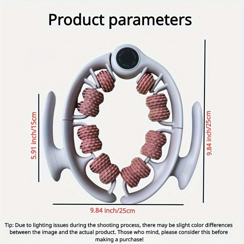 Massage Roller 14 Textured Rollers Ergonomic Clamp