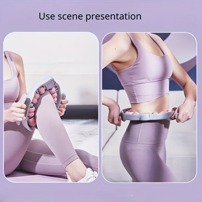 Massage Roller 14 Textured Rollers Ergonomic Clamp