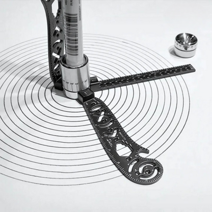 Measuring Ruler 6-in-1 Compact Stainless Steel