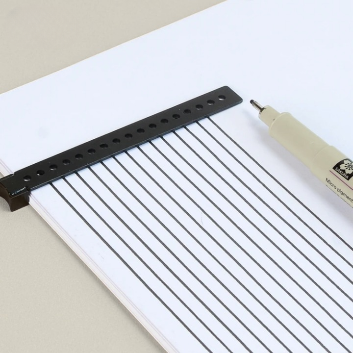 Measuring Ruler 6-in-1 Compact Stainless Steel