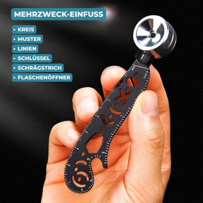 Measuring Ruler 6-in-1 Compact Stainless Steel