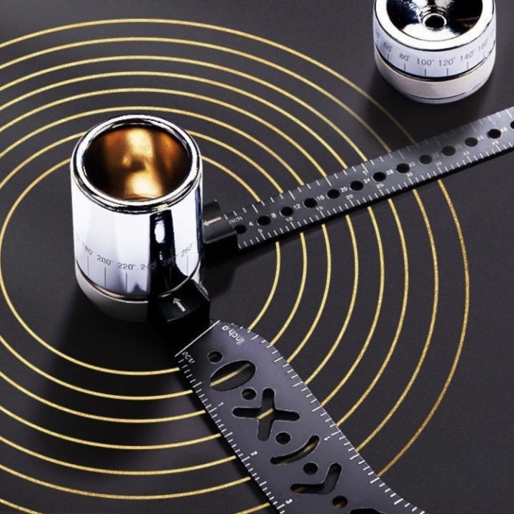 Measuring Ruler 6-in-1 Compact Stainless Steel