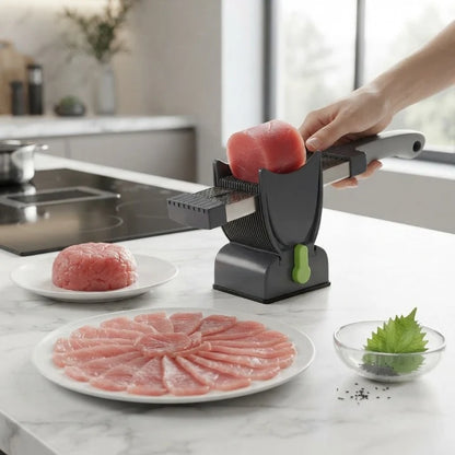 Meat Slicer Set Comb Blade Guide & Locking Base