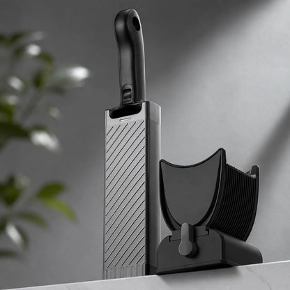 Meat Slicer Set Comb Blade Guide & Locking Base