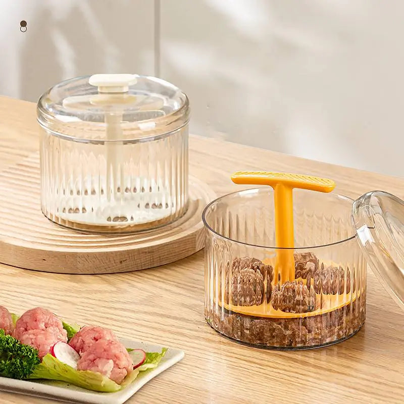 Meatball Press Clear Glass Forms 8-12 Meatballs