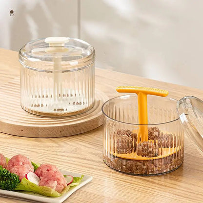 Meatball Press Clear Glass Forms 8-12 Meatballs