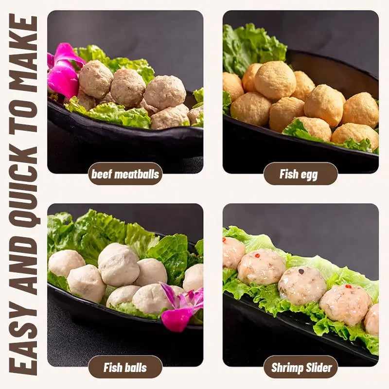 Meatball Press Clear Glass Forms 8-12 Meatballs