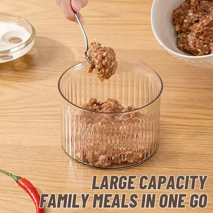 Meatball Press Clear Glass Forms 8-12 Meatballs