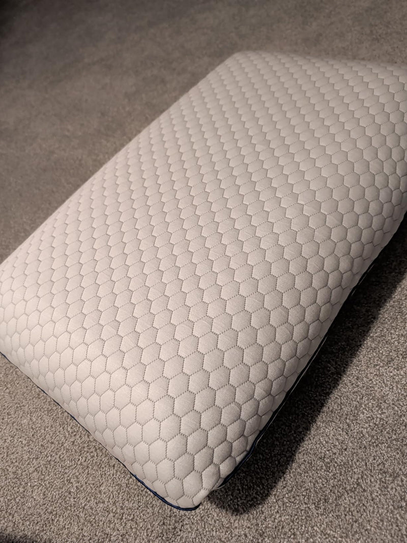 Memory Foam Neck Pillow Ergonomic Cooling Gel Washable Cover