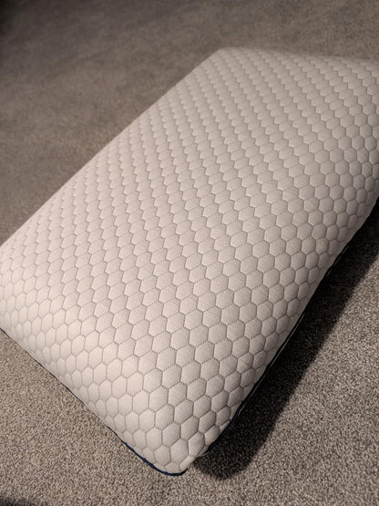 Memory Foam Neck Pillow Ergonomic Cooling Gel Washable Cover