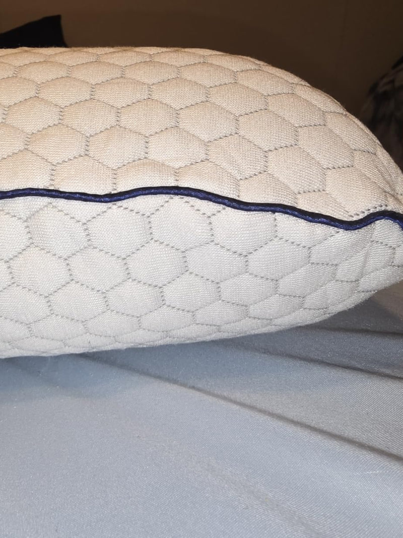 Memory Foam Neck Pillow Ergonomic Cooling Gel Washable Cover