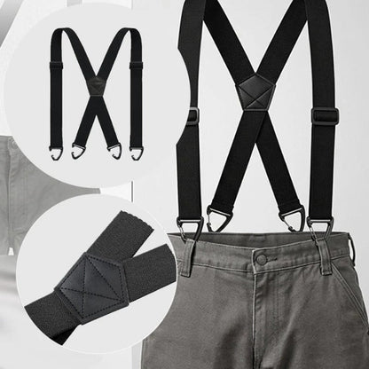 Men's Suspenders 4-Clip Non-Slip Adjustable
