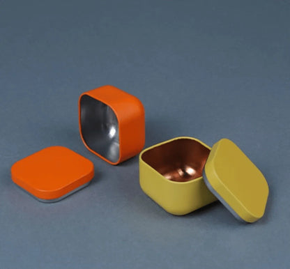 Metal Storage Box Compact Sealed Closure