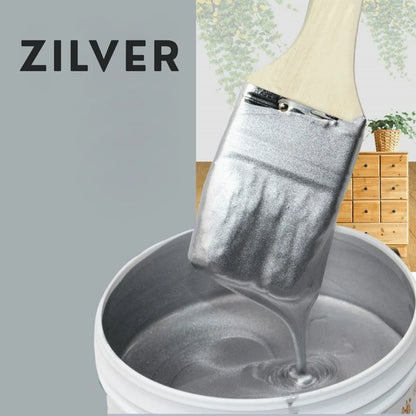 Metallic Paint Reflective Gloss Water-Soluble Brush Included