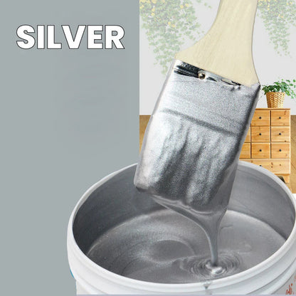 Metallic Paint Reflective Gloss Water-Soluble Brush Included