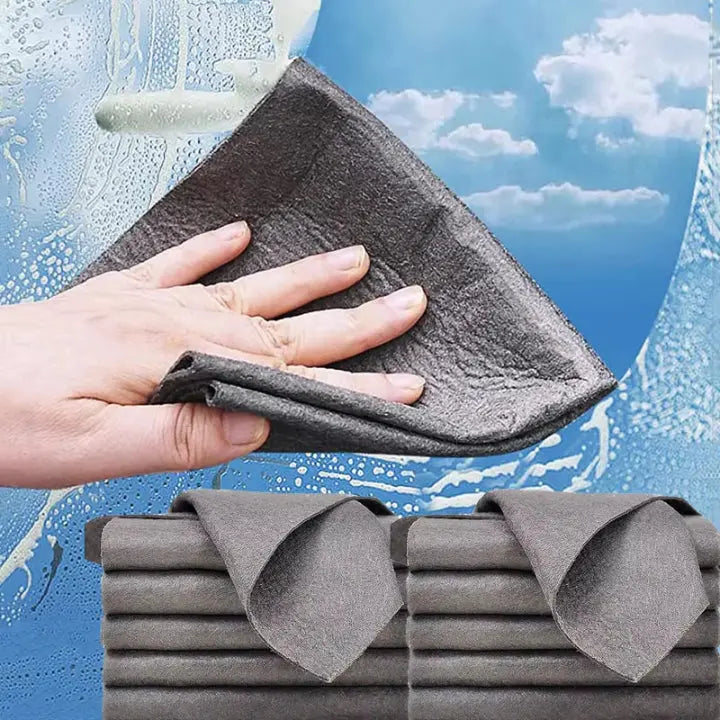 Microfiber Cleaning Cloths Highly Absorbent Lint-Free 10-Pack