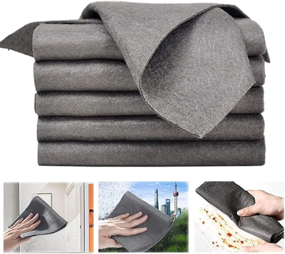 Microfiber Cleaning Cloths Scratch-Free & Streak-Free Set of 5