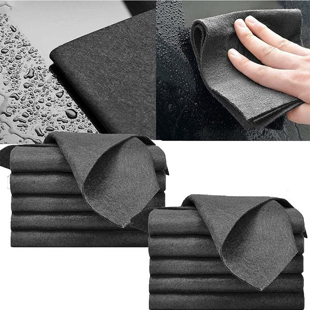 Microfiber Cleaning Cloths Scratch-Free & Streak-Free Set of 5
