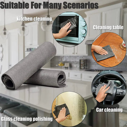 Microfiber Cleaning Cloths Streak-Free Highly Absorbent Set of 5