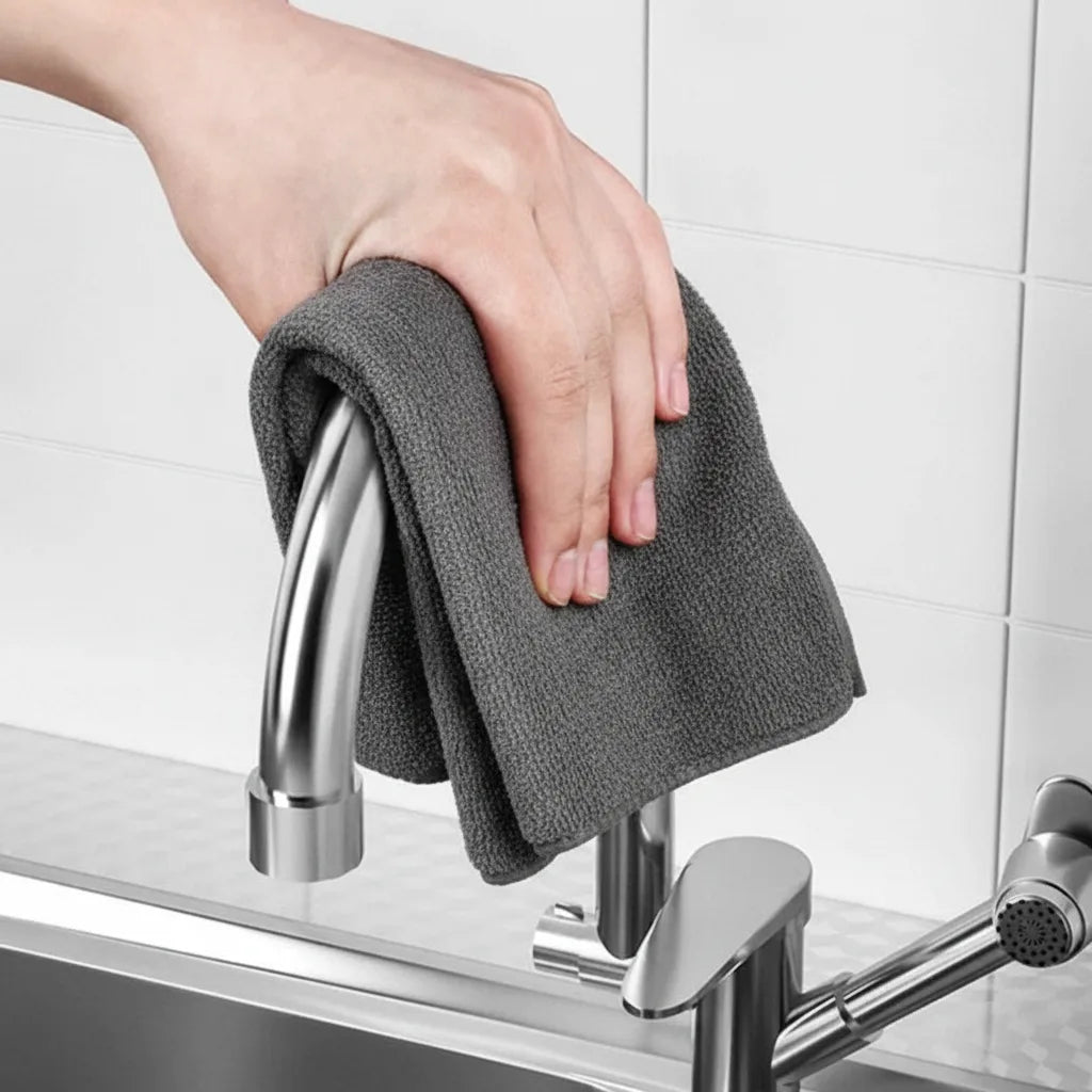Microfiber Cleaning Cloths Ultra-Absorbent & Streak-Free 10 Pack