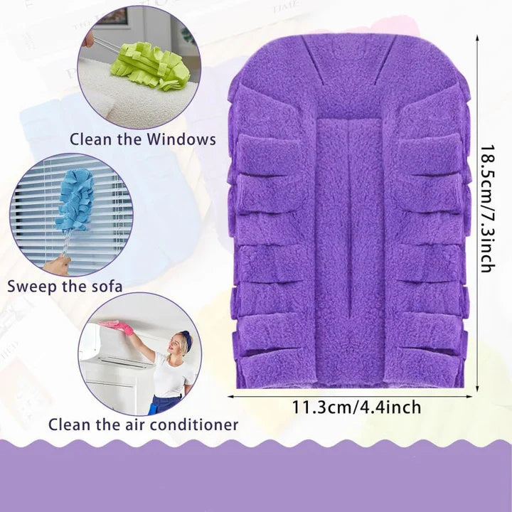 Microfiber Cleaning Pads Soft Loop Machine Washable 5-Pack