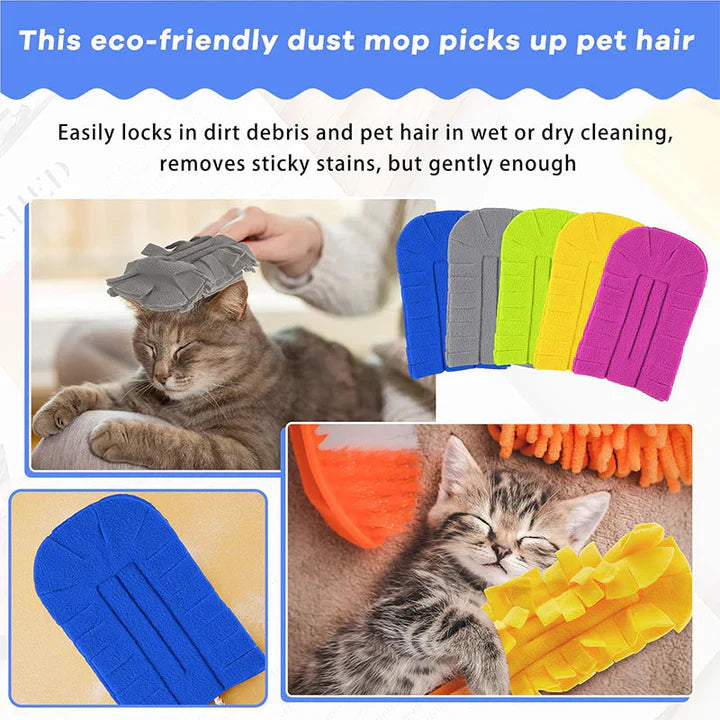 Microfiber Cleaning Pads Soft Loop Machine Washable 5-Pack