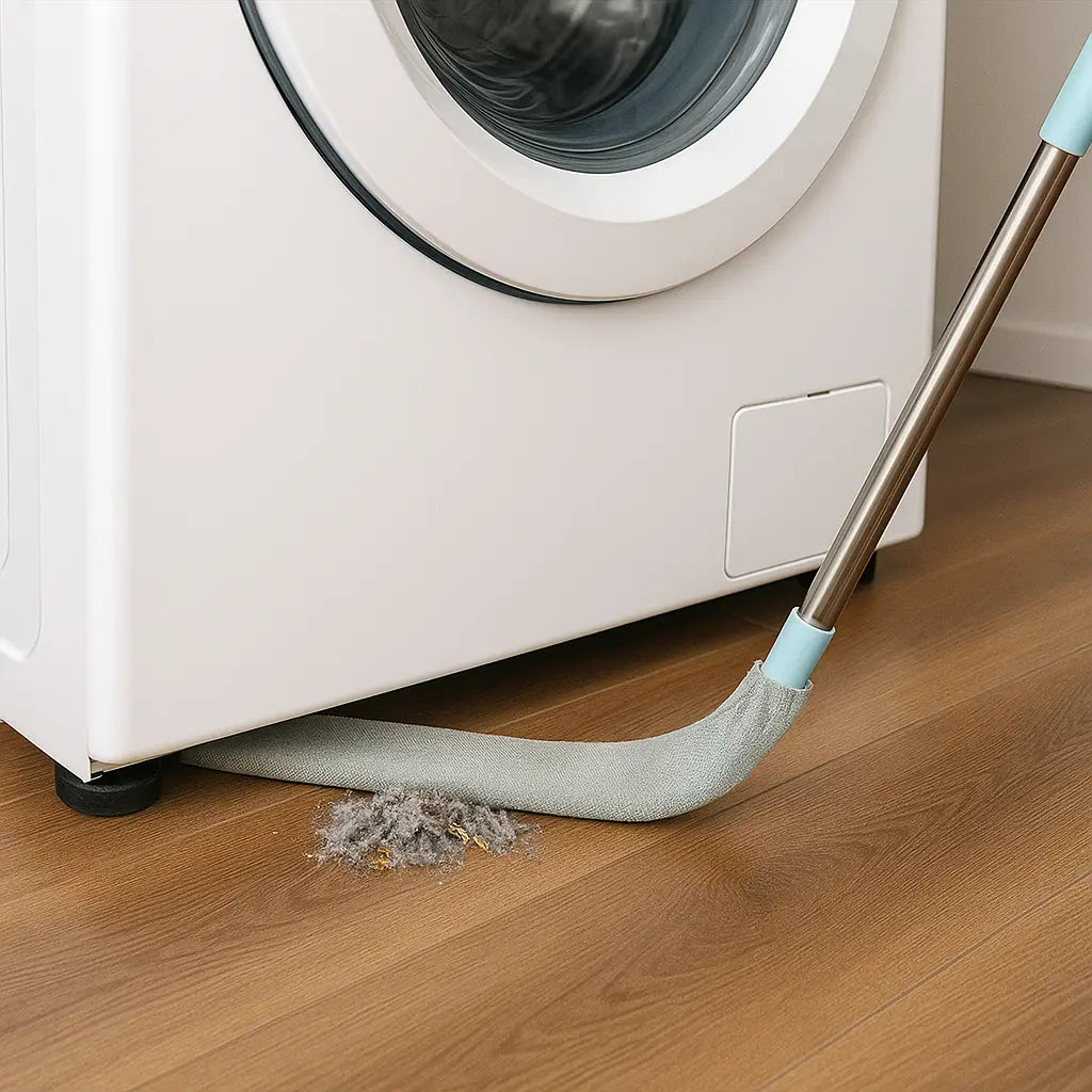 Microfiber Duster Extendable Stainless Steel Handle Machine-Washable Covers