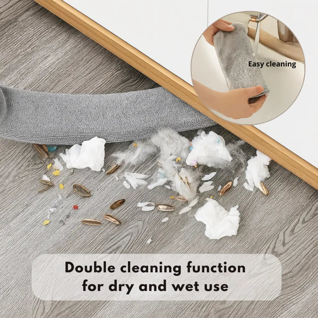 Microfiber Duster Extendable Stainless Steel Handle Machine-Washable Covers