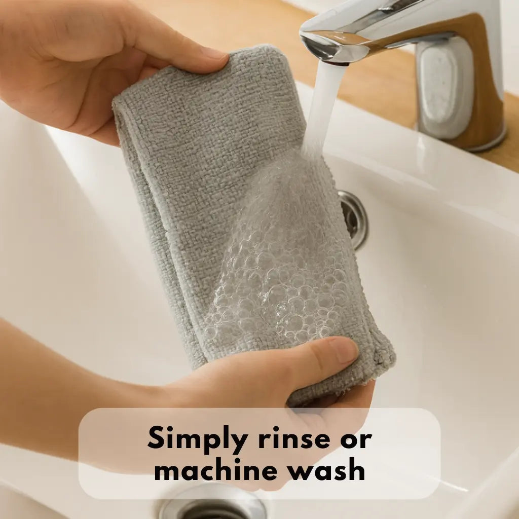 Microfiber Duster Extendable Stainless Steel Handle Machine-Washable Covers