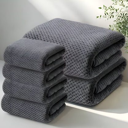 Microfiber Towel Set Ultra-Absorbent & Quick-Drying Six-Piece