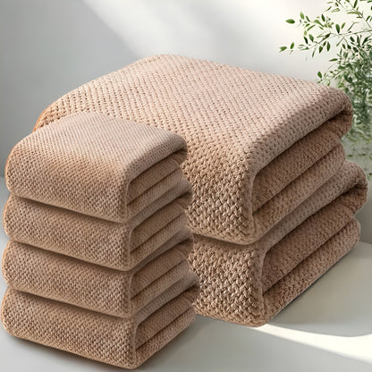 Microfiber Towel Set Ultra-Absorbent & Quick-Drying Six-Piece