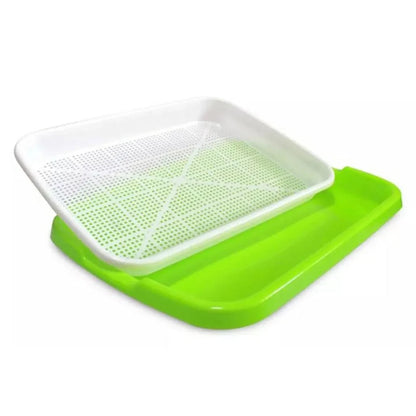 Microgreen Sprouting Tray Two-Layer Drainage BPA-Free Grid Insert