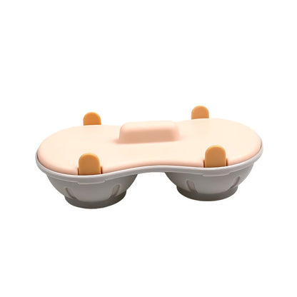 Microwave Egg Cooker Two-Layer Water Bath Two-Egg Capacity