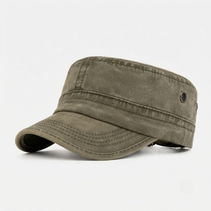 Military Cap Breathable Cotton Adjustable Metal Buckle