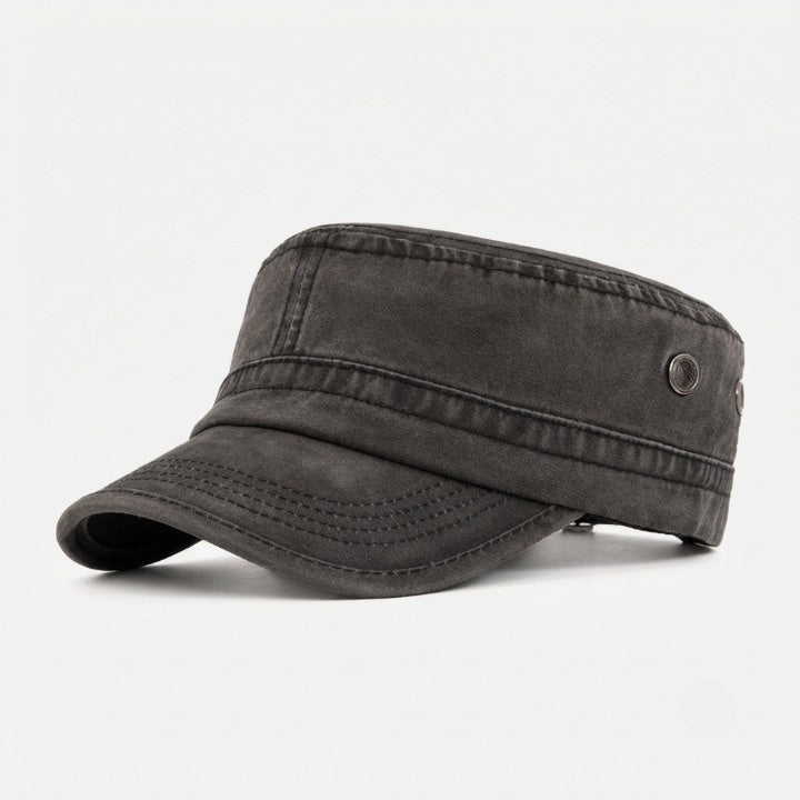 Military Cap Breathable Cotton Adjustable Metal Buckle