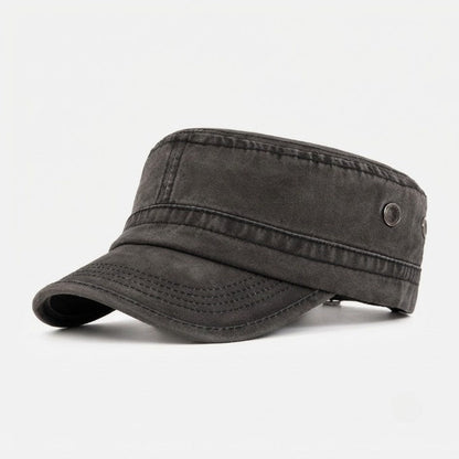 Military Cap Breathable Cotton Adjustable Metal Buckle